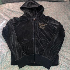 Vintage PINK Velvet Zip-Up